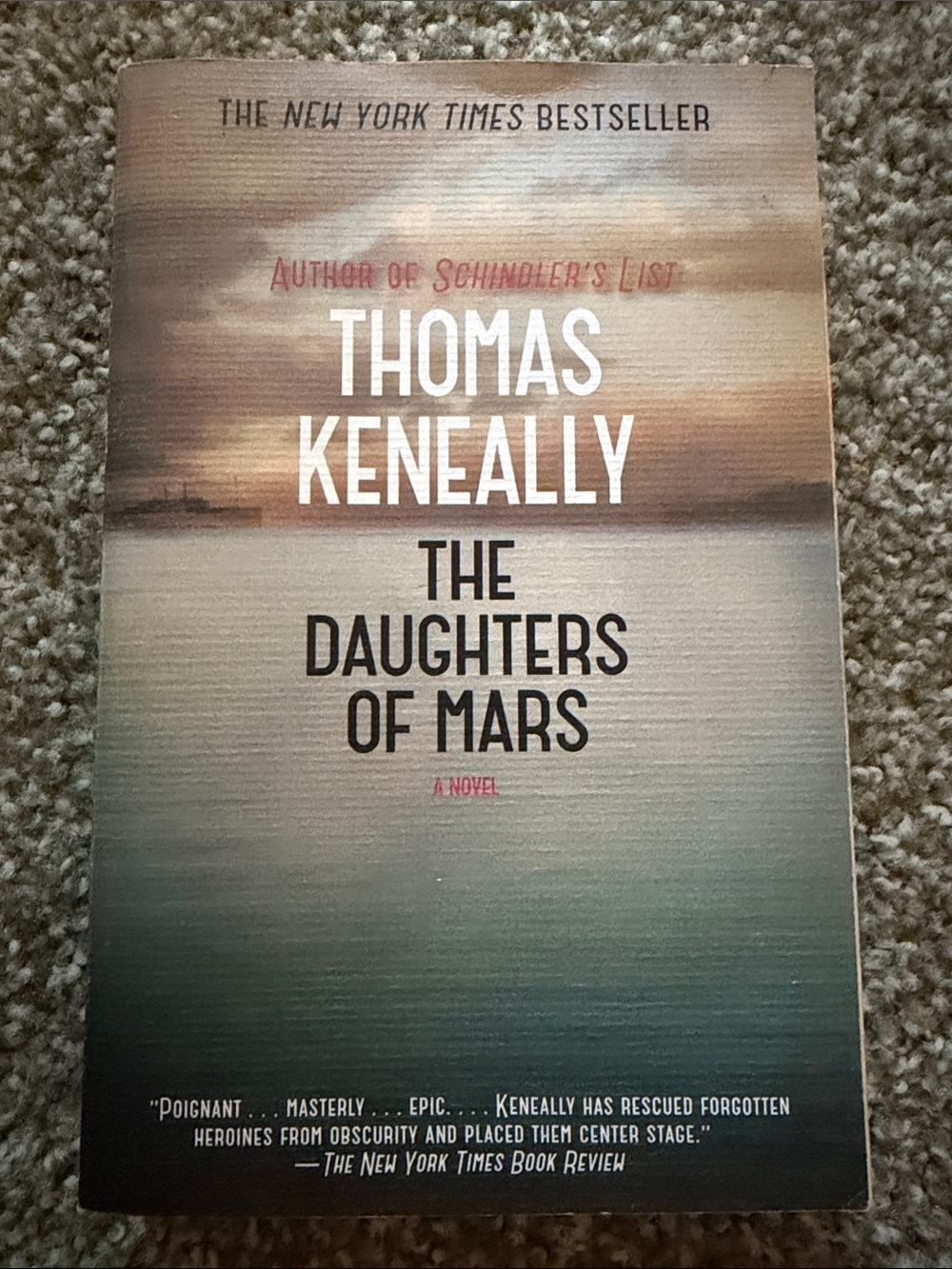Thomas Keneally "The Daughters of Mars" Paperback - Muted Coastal Gradient